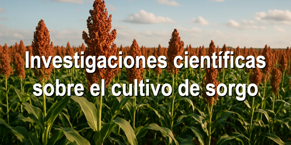 Investigaciones científicas sobre el cultivo de sorgo