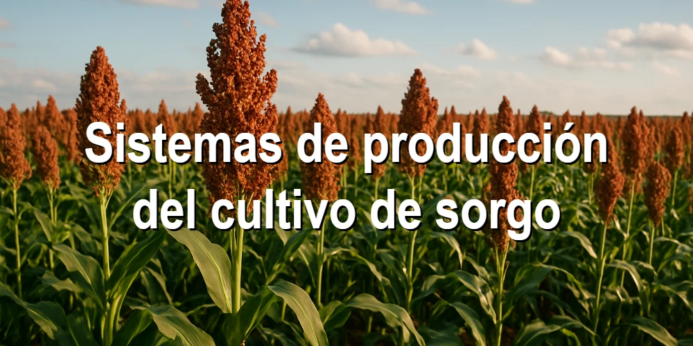 Mapas de la producción de sorgo en México