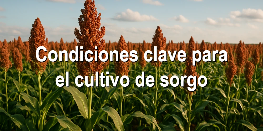 Condiciones clave para el cultivo de sorgo
