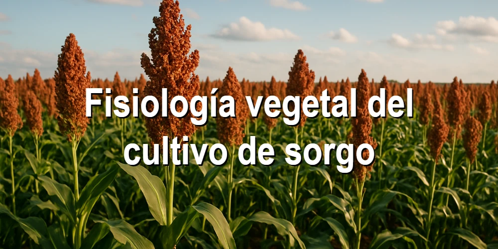 Fisiología vegetal del cultivo de sorgo